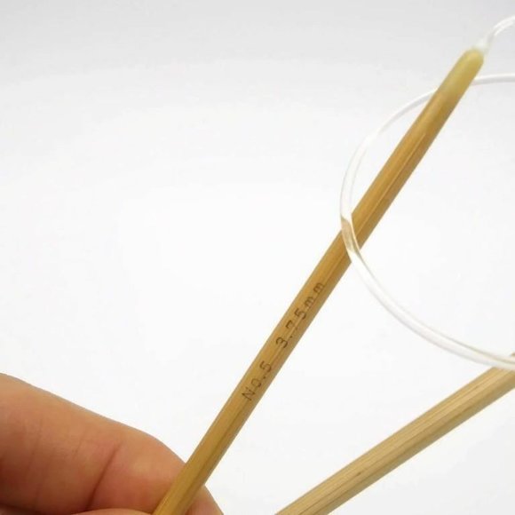 Circular Knitting Needle No.5 3.75mm 7.5" Yarn Hand Sewing Accs Art Craft DIY - Picture 3 of 4